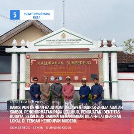 Pemerintah Kalurahan Sumberejo Terapkan Penggunaan Busana Kejawen Gagrak Jogja Setiap Kamis Pon